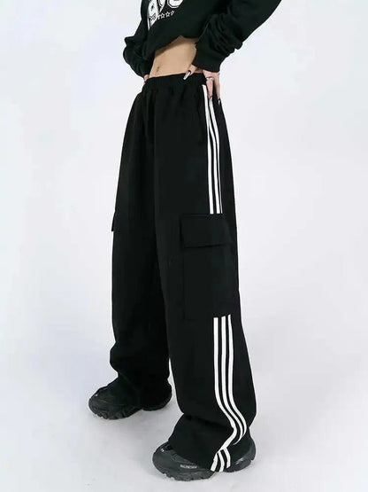 cambioprcaribe Bottoms Black / S Streetsmart Oversized Cargo Pants